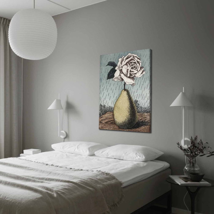 Wallity Lienzo Decorativo Les Moyens d'Existence 1969 de René Magritte 70 x 100 cm